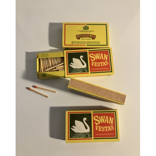 Swan Vestas Vintage Kovboy Kibrit 4lü paket